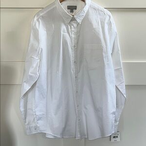 NWT Falls Creek Stretch White Button Down Dress Shirt